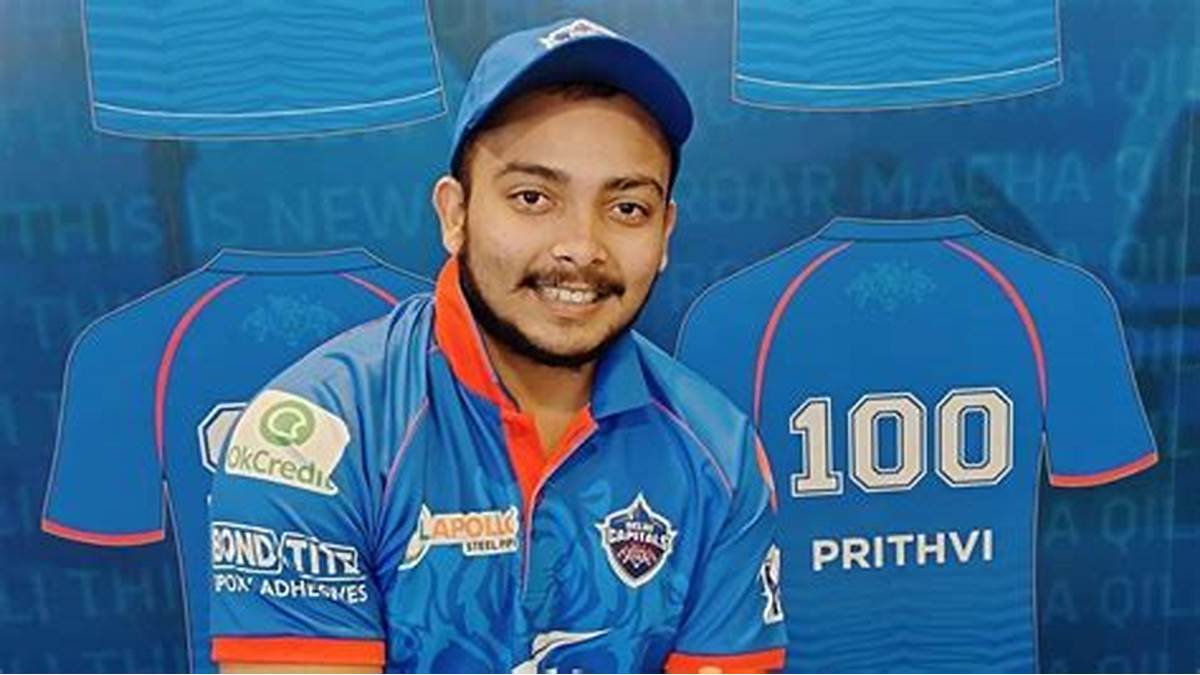 prithvi shaw - jioiplprediction.com